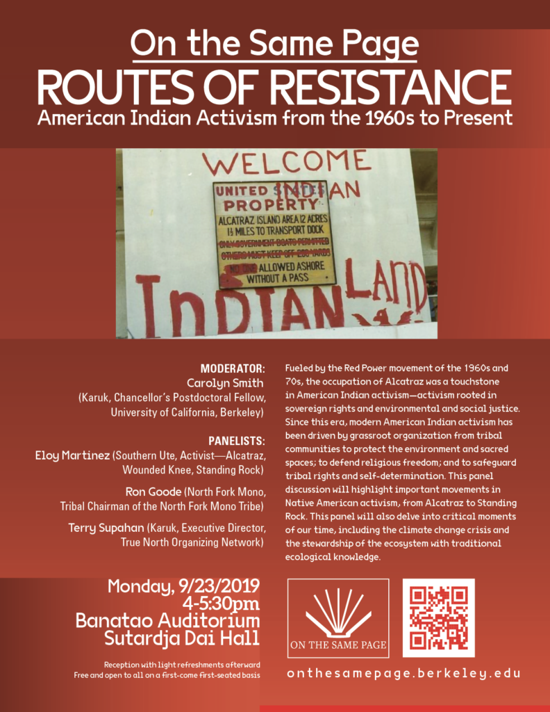 Poster for Routes of Resistance event