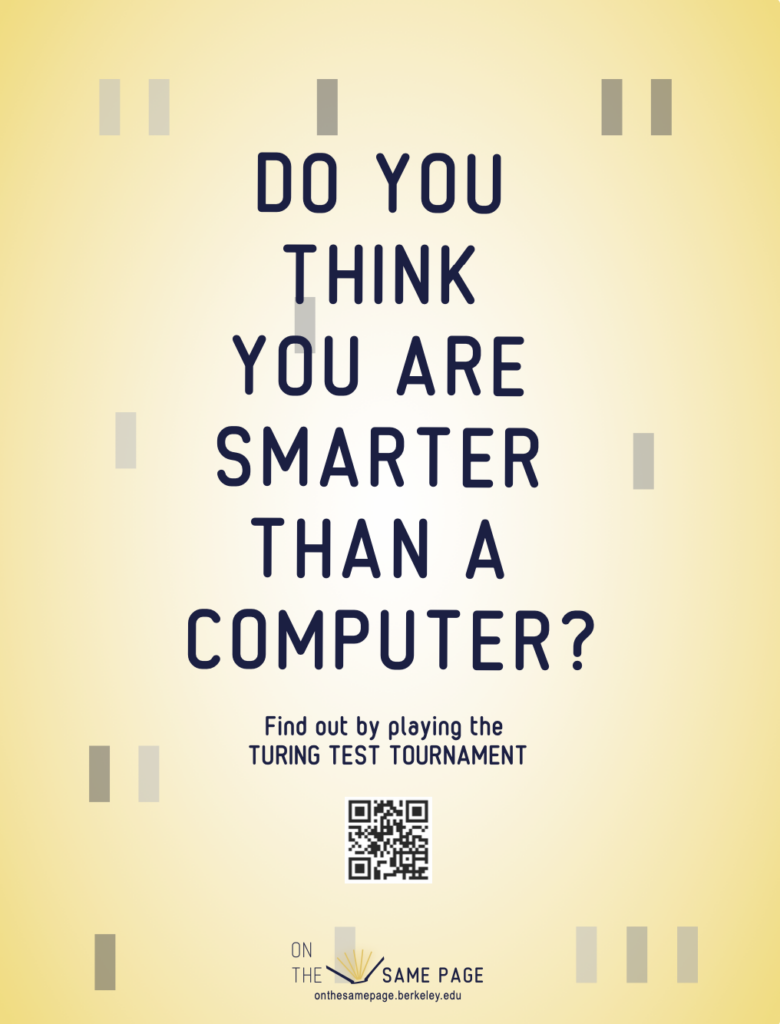 Poster for Turing Test Tournament