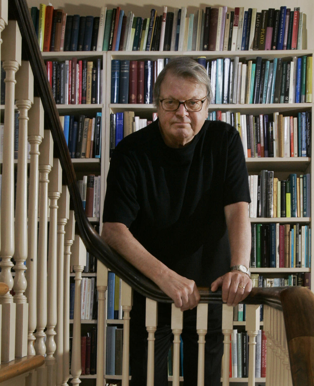 Garry Wills in his home