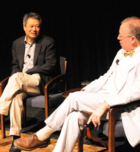 Ang Lee and James Shamus at Zellerbach