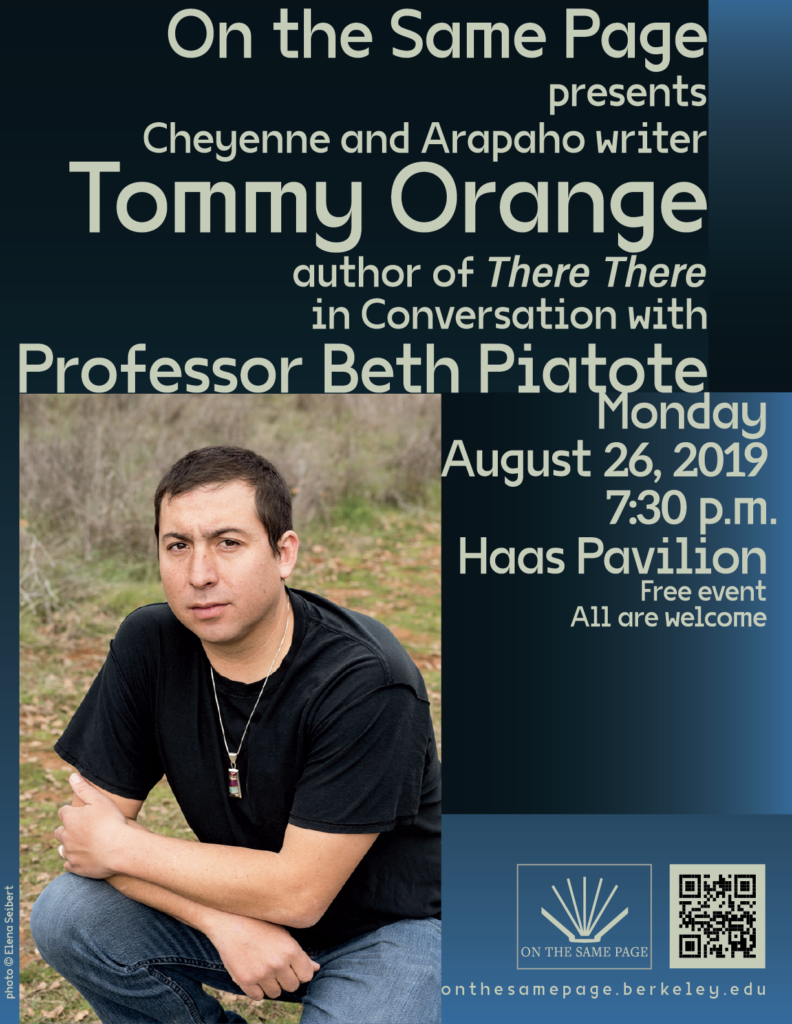 Poster for Tommy Orange event